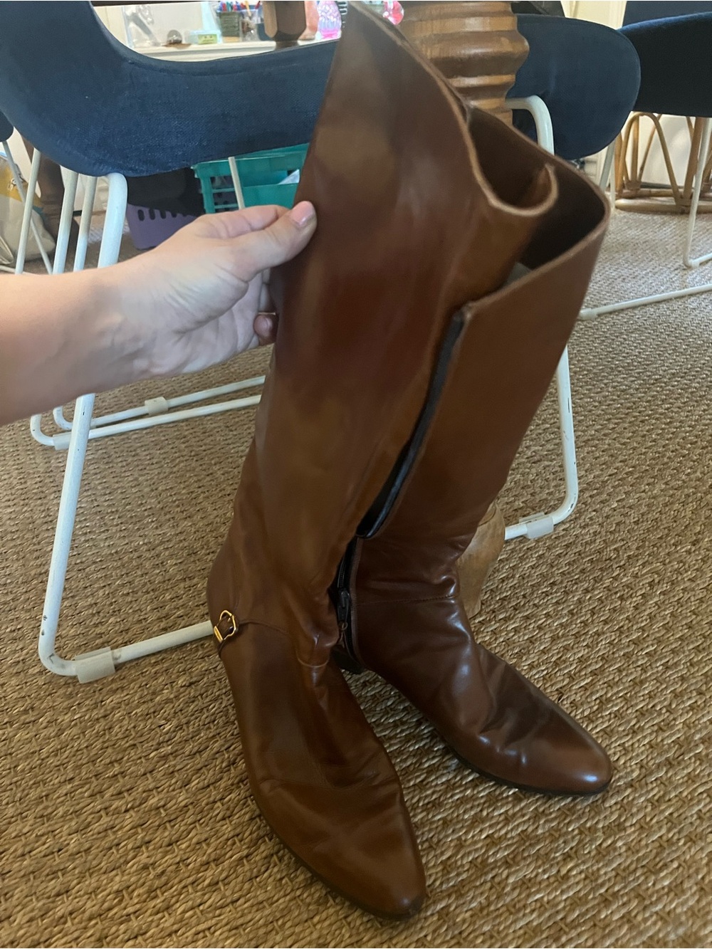 Salvatore Ferragamo perfect condition narrow boots
